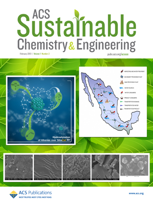 Cover of ACS
                Sustainable Chemistry & Engineering, issue 1, volume
                4, 2013, dedicated to Mario Pagliaro's Lab work