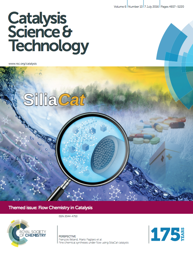 Catalysis Science
                & Technology - Cover of issue 13, volume 6, 2016
                dedicated to Mario Pagliaro's Lab work
