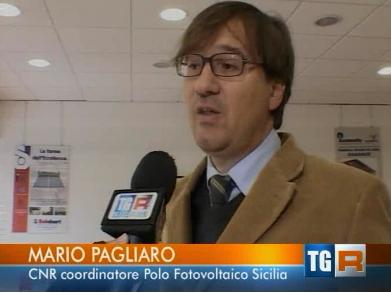 Mario Pagliaro intervistato dal TGR Sicilia il 29 dicembre 2012