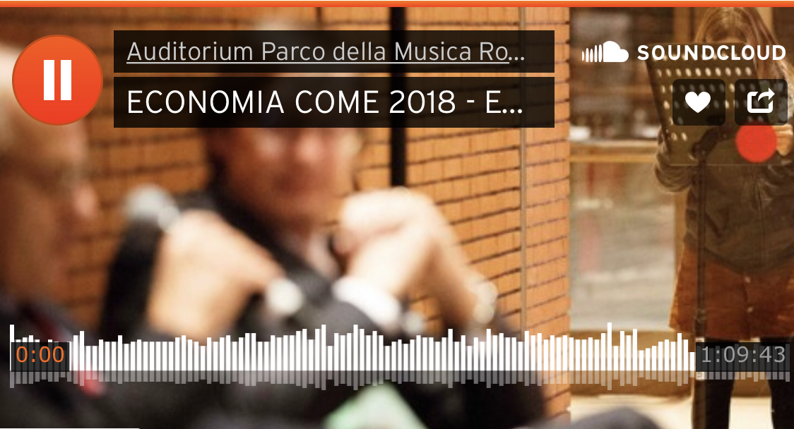 Il dialogo fra Mario Pagliaro e Valeria Termini a Economia Come 2018