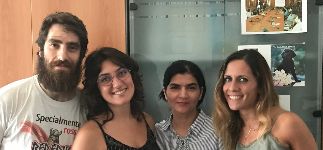 Nino Scurria, Silvia Chines, Mina Gharhemani and Erika Amore: young researchers at the MPL